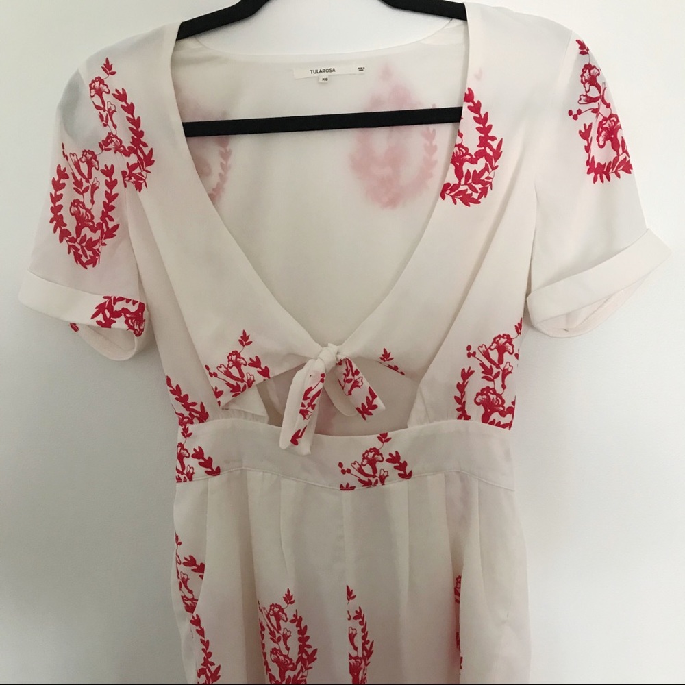 Tularosa Rowley Tie Front Romper - Picture 6 of 8
